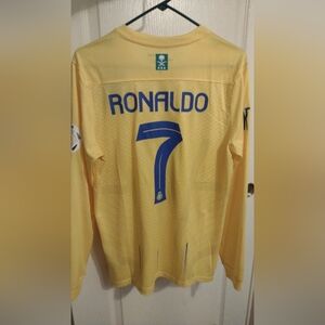 Cristiano Ronaldo long sleeve AL Nassr home jersey 2023-2024